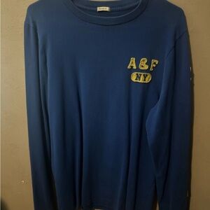 Abercrombie & Fitch Blue Long Sleeve Tee